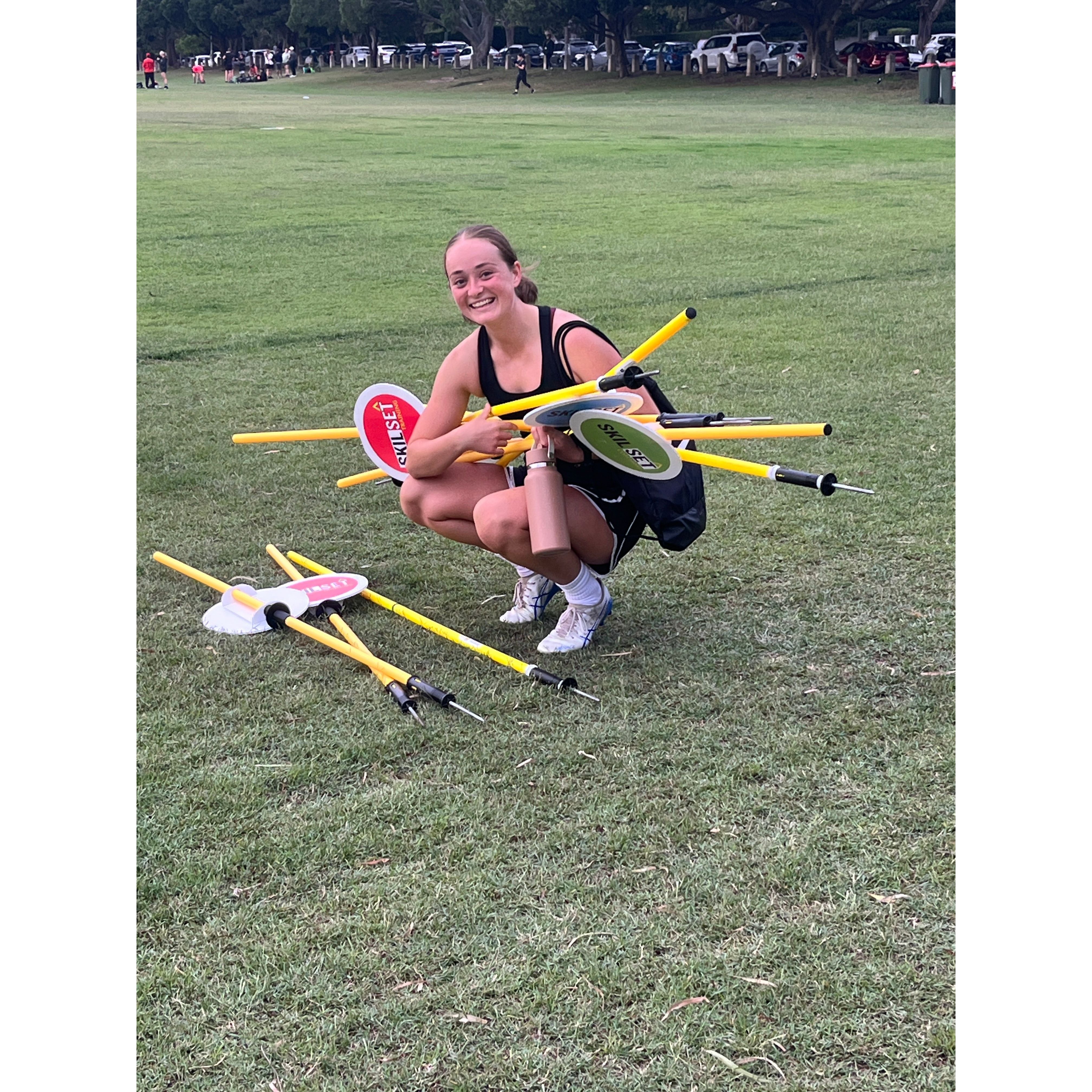 Skilset Agility Pole and Target Kit